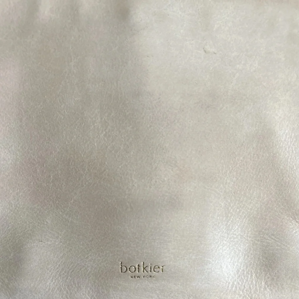 Botkier New York Warren City Blush & Gold Leather Crossbody Shoulder Bag Purse